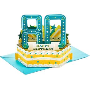 Hallmark Paper Wonder 80th Birthday Pop Up Card (Celebrating You)