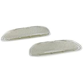 2PC Clear Front Bumper Side Marker Light Reflector For 1999-2003 BMW E46 3 Series 323ci 325ci 328ci 330ci / 2001-2006 E46 M3 & M3 Convertible