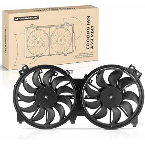 A-Premium Engine Radiator Cooling Fan Assembly Compatible with Select Nissan Models - Altima 2007-2018, Maxima 2016-2021 - Replace# 21481JA000, 214813TB0A