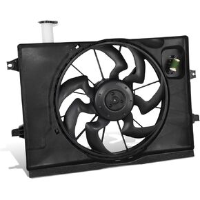 DNA MOTORING Factory Style Radiator Fan Assembly Compatible with 21-23 Elantra US Built 2.0L,OEM-RF-1103