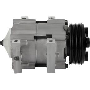 ECCPP A/C Compressor with Clutch 1998 Fit for Ford E-350 Econoline 7.3L AC Compressor