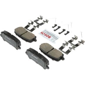 BOSCH BC1724 QuietCast Premium Ceramic Disc Brake Pad Set - Compatible With Select Acura MDX; Honda Pilot, Ridgeline; REAR