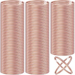 200PCS Key Rings, Split Bulk Keyrings for Keychain and Crafts (25mm) (Gold)