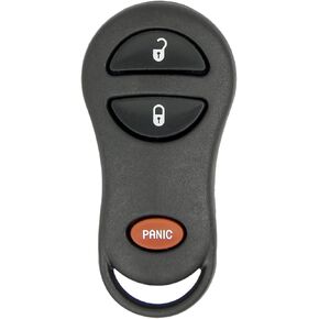 Keyless2Go Replacement for New Keyless Entry 3 Button Remote Car Key Fob for Select Dodge Dakota Durango Ram Vehicles That Use FCC GQ43VT9T