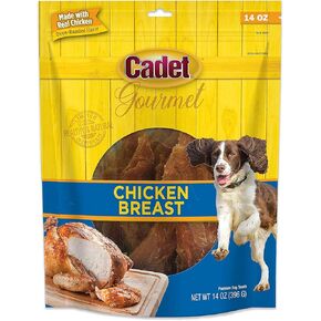 (3 Pack) Cadet Gourmet Chicken Breast Healthy Natural Dog Treats, 14 Ounces Per Bag
