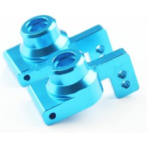 KingVal Replacement Metal Rear Wheel Seat RC Parts Compatible with Wltoys 144001 124019 124017 RC Car (Blue)
