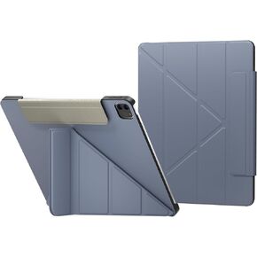 SWITCHEASY Origami iPad Case for 2024-2025 iPad Air 11 (M2/M3)/ iPad Pro 11" 2022-2018 & Air 10.9" 2022-2020 with Multi-Angle Stand - Exquisite Blue