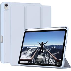 Case for iPad Mini 6 (8.3-inch, 2021), Protective Slim Case with Pencil Holder & Auto Wake/Sleep, Trifold Smart Stand Cover for New Apple iPad Mini 6th Generation - Dark Blue