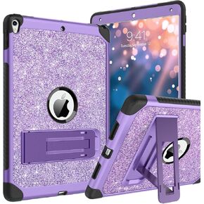 BENTOBEN iPad Air (3rd Gen) 10.5" 2019 Case, iPad Pro 10.5" 2017 Case,Glitter Sparkly 3 Layers Heavy duty Shockproof Protective Hybrid Hard PC TPU Bumper Kickstand Kids iPad Air 3 Gen Cover, Rose Gold in Kuwait