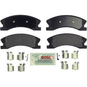 BOSCH BE945H Blue Semi-Metallic Disc Brake Pad Set With Hardware - Compatible With Select Jeep Grand Cherokee; FRONT