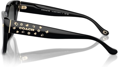Coach Women's Hc8392u Universal Fit Square Sunglasses in Saudi Arabia