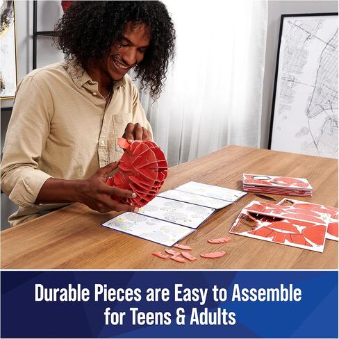 4D Build، مجموعة نماذج ألغاز Marvel Mjolnir Thor Hammer ثلاثية الأبعاد مع حامل 87 قطعة | ديكور مكتب ثور | العاب بناء | ألغاز ثلاثية الأبعاد للبالغين والمراهقين 12+ in Kuwait