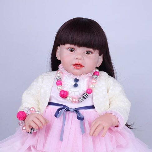 مجموعة قلادة وسوار على شكل علكة مكتنزة من إيكوبوتي للأطفال البنات in Kuwait