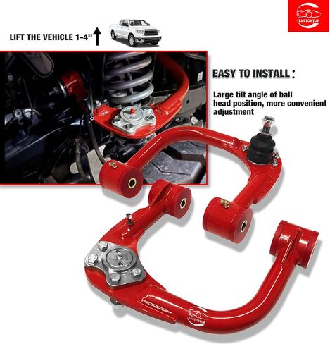 أذرع التحكم العلوية الأمامية لـ 2005-2022 Toyota Tacoma & Hilux & Fortuner، 1-4 بوصة رفع أنبوبي تعليق قابل للتعديل أذرع التحكم in Kuwait