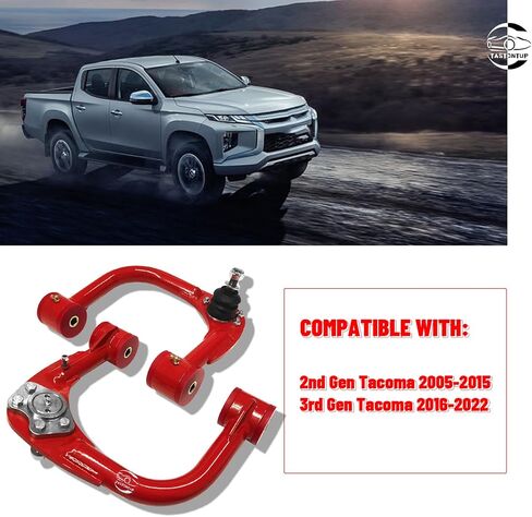 أذرع التحكم العلوية الأمامية لـ 2005-2022 Toyota Tacoma & Hilux & Fortuner، 1-4 بوصة رفع أنبوبي تعليق قابل للتعديل أذرع التحكم in Kuwait