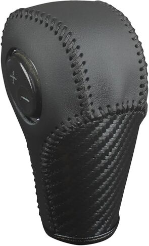 Auto Car Leather Gear Shift Knob Cover for 2011 2012 2013 2014 2015 2016 2017Buick Enclave Transit Accessories (Black Leather) in Saudi Arabia