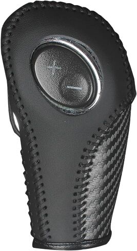 Auto Car Leather Gear Shift Knob Cover for 2011 2012 2013 2014 2015 2016 2017Buick Enclave Transit Accessories (Black Leather) in Saudi Arabia