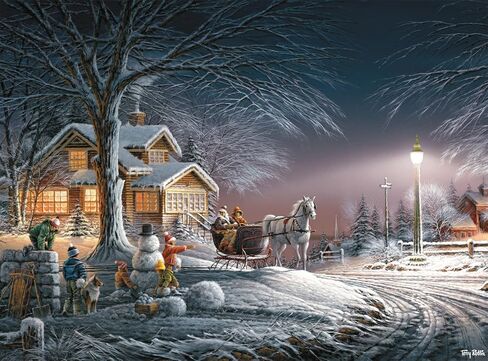 Buffalo Games - Terry Redlin - Winter Wonderland - 1000 Piece Jigsaw Puzzle for Adults Challenging Puzzle Perfect for Game Nights - Finished Size Is 26.75 x 19.75 in Saudi Arabia