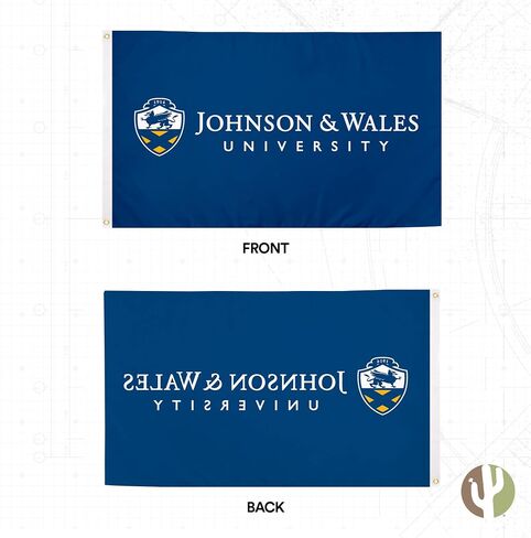 Desert Cactus Johnson & Wales University Flag Wildcats JWU Flag Banners 100% Polyester Indoor Outdoor 3x5 feet Flags (Style 2) in Saudi Arabia
