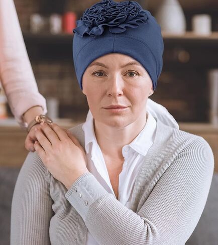 Babalet Chemo Headwear Turban Cap for Women Soft Stretchy Sleeping Hats for Cancer Patients Hair Loss Flowers Headwrap Beanie in Saudi Arabia