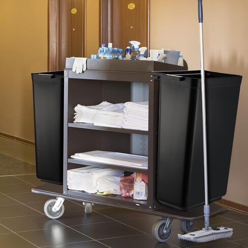 4 Pack Clean Bus Tub Plastic Black Small Bus Box Heavy Duty Restaurant Tub Fits Rolling Utility Cart for Restaurant, Kitchen, Cafeteria Organization Cleaning (19.9 x 13 x 8.9 Inch) in Saudi Arabia