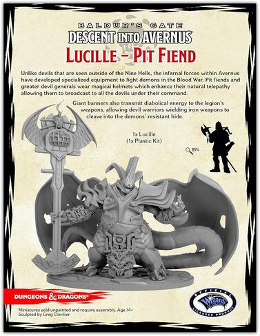 Gale Force Nine D&D Avernus Minitures Baphomet (1 fig), Multicolor in Kuwait