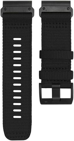 26mm Quickfit Watch Band Compatible with Garmin Fenix 7X/ Fenix 6X/ Fenix 5X/ Enduro 2, Rugged Nylon Sport Strap for Garmin Fenix 7X Pro Sapphire Solar/ 6X Pro/5X Plus/Tactix 7 in Saudi Arabia