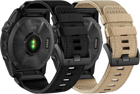 26mm Quickfit Watch Band Compatible with Garmin Fenix 7X/ Fenix 6X/ Fenix 5X/ Enduro 2, Rugged Nylon Sport Strap for Garmin Fenix 7X Pro Sapphire Solar/ 6X Pro/5X Plus/Tactix 7 in Saudi Arabia