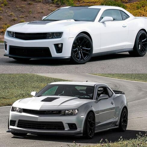 ROCCS 4 قطع LED بيضاء واضحة مصابيح LED جانبية متوافقة مع 2010-2015 Chevy Camaro SS/RS/ZL1/LT المصد الأمامي الخلفي LED ضوء إشارة Sidemarker، عدسة شفافة in Kuwait