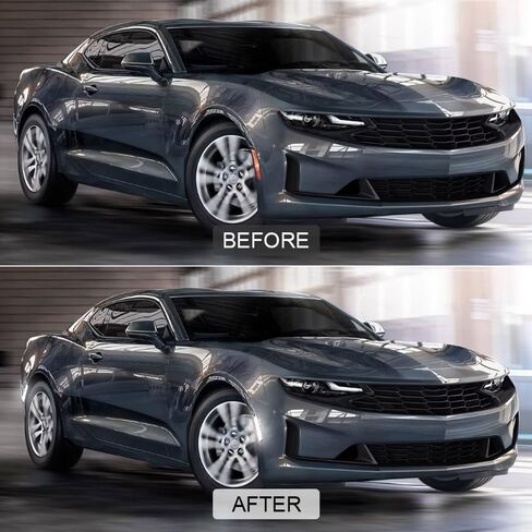 ROCCS 4 قطع LED بيضاء واضحة مصابيح LED جانبية متوافقة مع 2010-2015 Chevy Camaro SS/RS/ZL1/LT المصد الأمامي الخلفي LED ضوء إشارة Sidemarker، عدسة شفافة in Kuwait