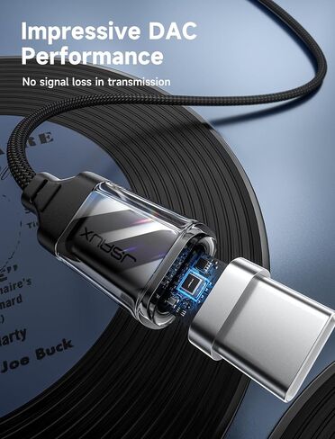 JSAUX Aux إلى USB C، سلك Aux لهاتف iPhone 15 Pro Max، USB C إلى 3.5 مم كابل مقبس صوت Aux من النوع C إلى Aux سلك ستيريو للسيارة متوافق مع Samsung Galaxy S24 S23 Ultra، iPad Pro، Pixel 8-3.3FT in Saudi Arabia