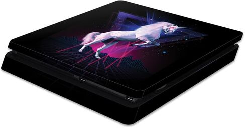 MightySkins Skin Compatible with Sony PS4 Slim Console - All My Friends are Dead | Protective, Durable, and Unique Vinyl Decal wrap Cover | Easy to Apply, Remove, and Change Styles | Made in The USA in Saudi Arabia