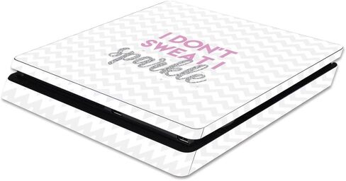 MightySkins Skin Compatible with Sony PS4 Slim Console - All My Friends are Dead | Protective, Durable, and Unique Vinyl Decal wrap Cover | Easy to Apply, Remove, and Change Styles | Made in The USA in Saudi Arabia