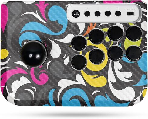 Carbon Fiber Gaming Skin Compatible with Hori Fighting Stick Mini (PS5, PS4, PC) - Anime - Premium 3M Vinyl Protective Wrap Decal Cover - Easy to Apply | Crafted in The USA by MightySkins in Saudi Arabia