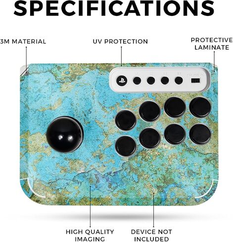 Carbon Fiber Gaming Skin Compatible with Hori Fighting Stick Mini (PS5, PS4, PC) - Anime - Premium 3M Vinyl Protective Wrap Decal Cover - Easy to Apply | Crafted in The USA by MightySkins in Saudi Arabia