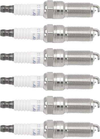 6PCS Iridium Spark Plug replace 41-109 12622561 LTR6IX-11 6509 For Enclave LaCrosse/ATS CTS SRX STS XTS/Camaro Colorado Equinox Impala Malibu/Acadia Canyon Terrain/Saturn V6 in Saudi Arabia