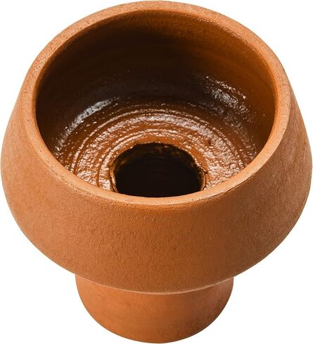 Bloomingville Handmade Terra-Cotta Footed Vase, Terracotta in Saudi Arabia