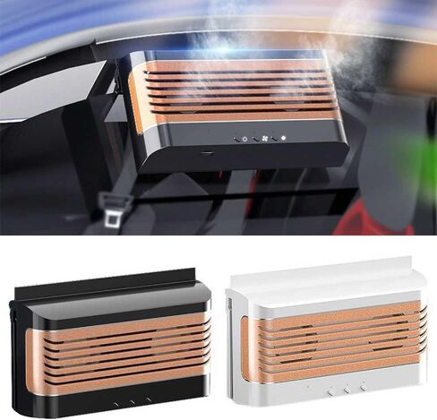 Car Fan - Car Solar Exhaust Fan Car Cooling Fan Car Air Purification Fan Solar Power Car Window Vent Fan with Rechargeable Battery in Saudi Arabia