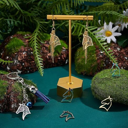UNICRAFTALE Butterfly Flower Charms Stainless Steel Charms Back Bezel Pendants Metal Charms Animal Charms for DIY UV Resin Pressed Flower Crafts Necklace Bracelet Jewelry Making in Saudi Arabia