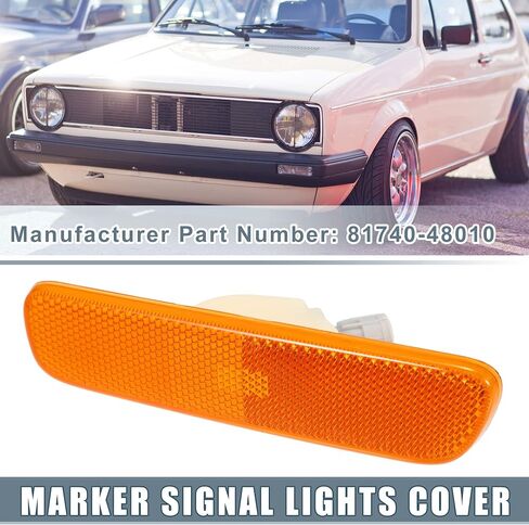LH Side Marker Lights Cover Lens Indicators Turn Signal Light Assembly for Lexus RX300 1999-2003 6 Cyl 3.0L Yellow in Saudi Arabia