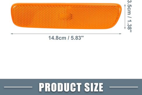 LH Side Marker Lights Cover Lens Indicators Turn Signal Light Assembly for Lexus RX300 1999-2003 6 Cyl 3.0L Yellow in Saudi Arabia
