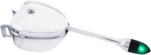 United Pacific Chrome 12V استبدال مفتاح إشارة الانعطاف العالمي للسيارات والشاحنات المبكرة، نظام 7 أسلاك، مشبك عمود توجيه قابل للتعديل - وحدة واحدة in Saudi Arabia