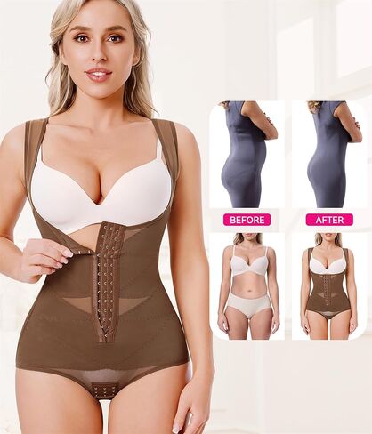 Nebility المرأة ملابس داخلية ارتداءها البطن التحكم Faja محدد شكل الجسم بعقب رافع مفتوح الصدر مدرب خصر ضغط ارتداءها in Kuwait