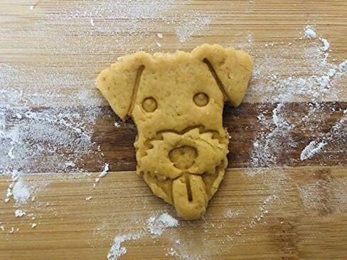 Airedale Terrier Cookie Cutter and Dog Treat Cutter - Dog Face - 3 inch in Saudi Arabia