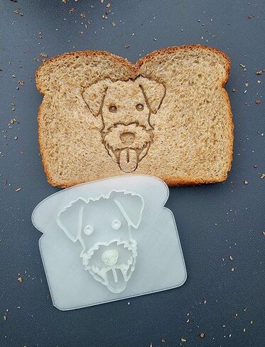 Airedale Terrier Cookie Cutter and Dog Treat Cutter - Dog Face - 3 inch in Saudi Arabia