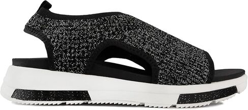 LONDON FOG Womens Noome Comfort Platform Sandal Stretch Fabric Comfort Womens Sandals in Saudi Arabia