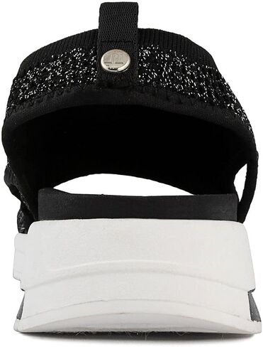 LONDON FOG Womens Noome Comfort Platform Sandal Stretch Fabric Comfort Womens Sandals in Saudi Arabia