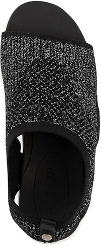 LONDON FOG Womens Noome Comfort Platform Sandal Stretch Fabric Comfort Womens Sandals in Saudi Arabia