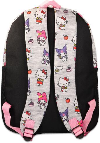 Hello Kitty Backpack and Lunch Box for Girls - Hello Kitty Backpack Bundle with 16" Hello Kitty Backpack, My Melody Lunch Bag, Water Bottle, Stickers, More | Hello Kitty School Backpack Set in Saudi Arabia