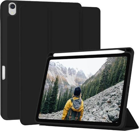 Case for iPad Mini 6 (8.3-inch, 2021), Protective Slim Case with Pencil Holder & Auto Wake/Sleep, Trifold Smart Stand Cover for New Apple iPad Mini 6th Generation - Dark Blue in Saudi Arabia